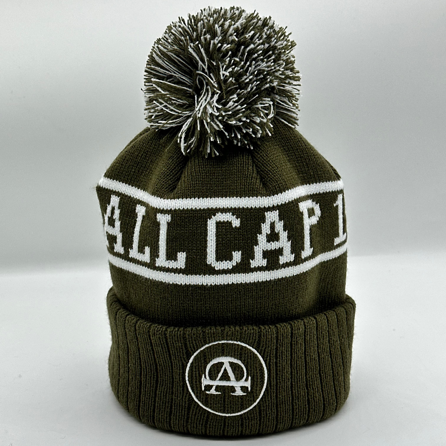 The "Dark green Alpine Beanie"