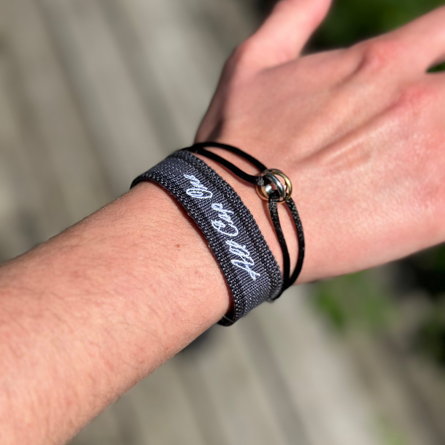 Black Woven Bracelet