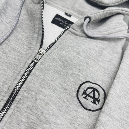 "The Gray Zip-Up"